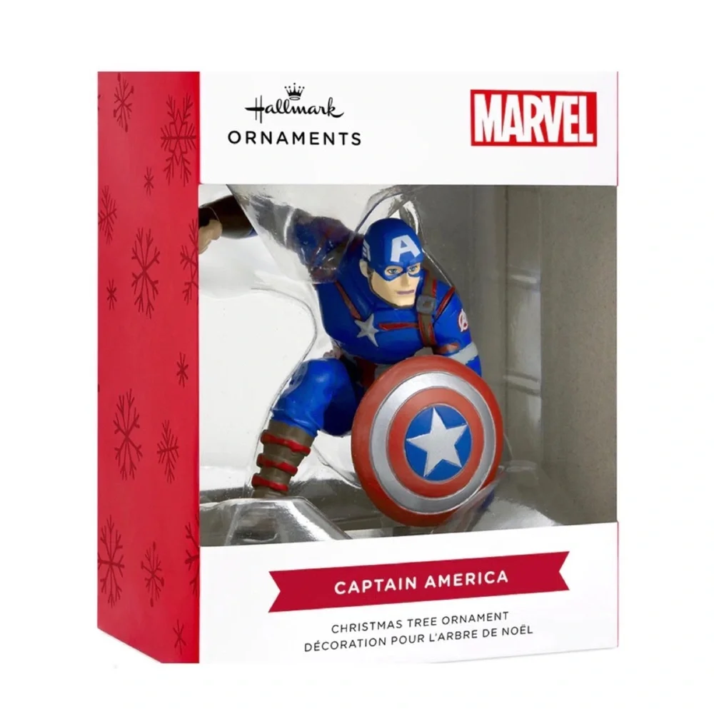Hallmark Marvel Avengers “Captain America” Christmas Ornament (NWT)